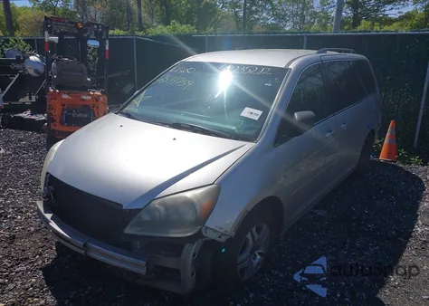 2005 Honda Odyssey Ex из США, поврежденный, VIN 5FNRL38425B423534